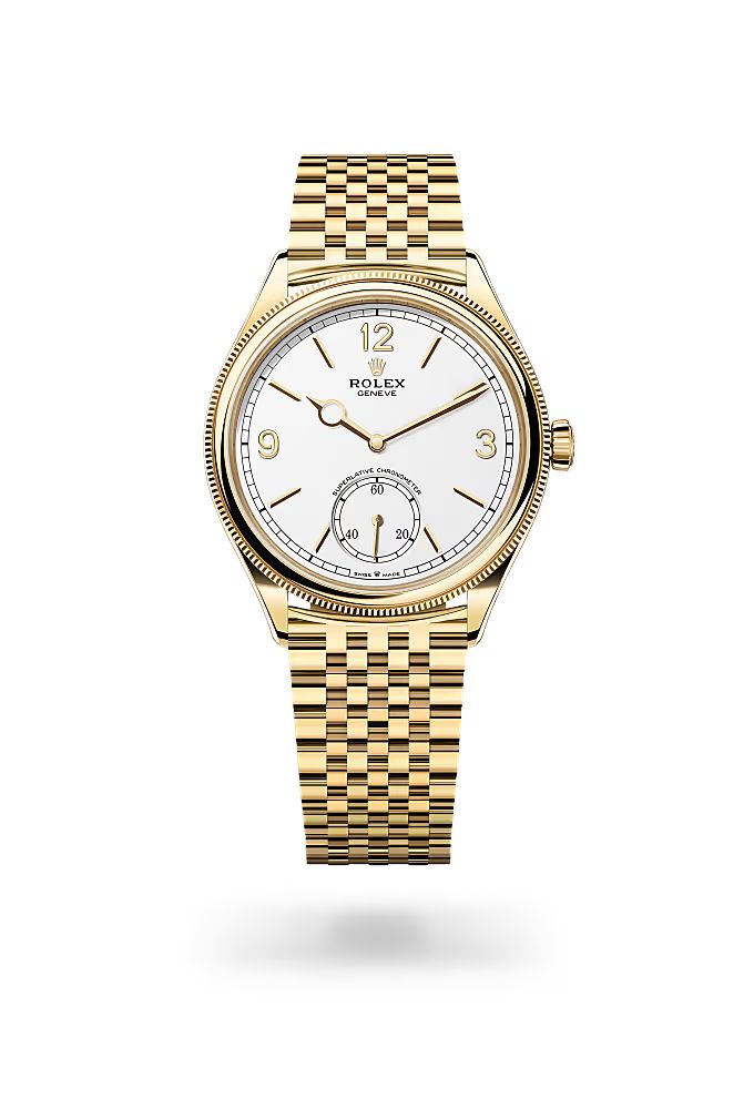 Rolex 1908 Gold White Semi ETA Edition