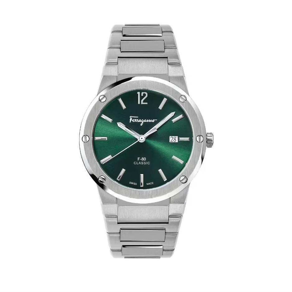 Salvatore Ferragamo F-80 Green Dial