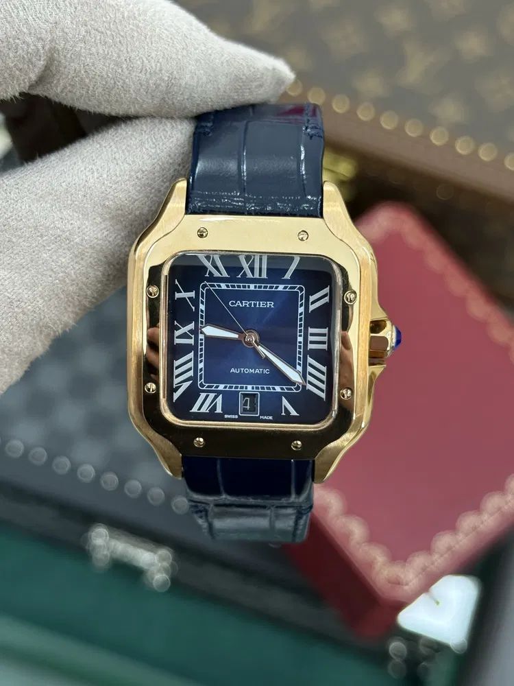Cartier De Santos Automatic Blue