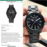 Armani Exchange Black Quartz