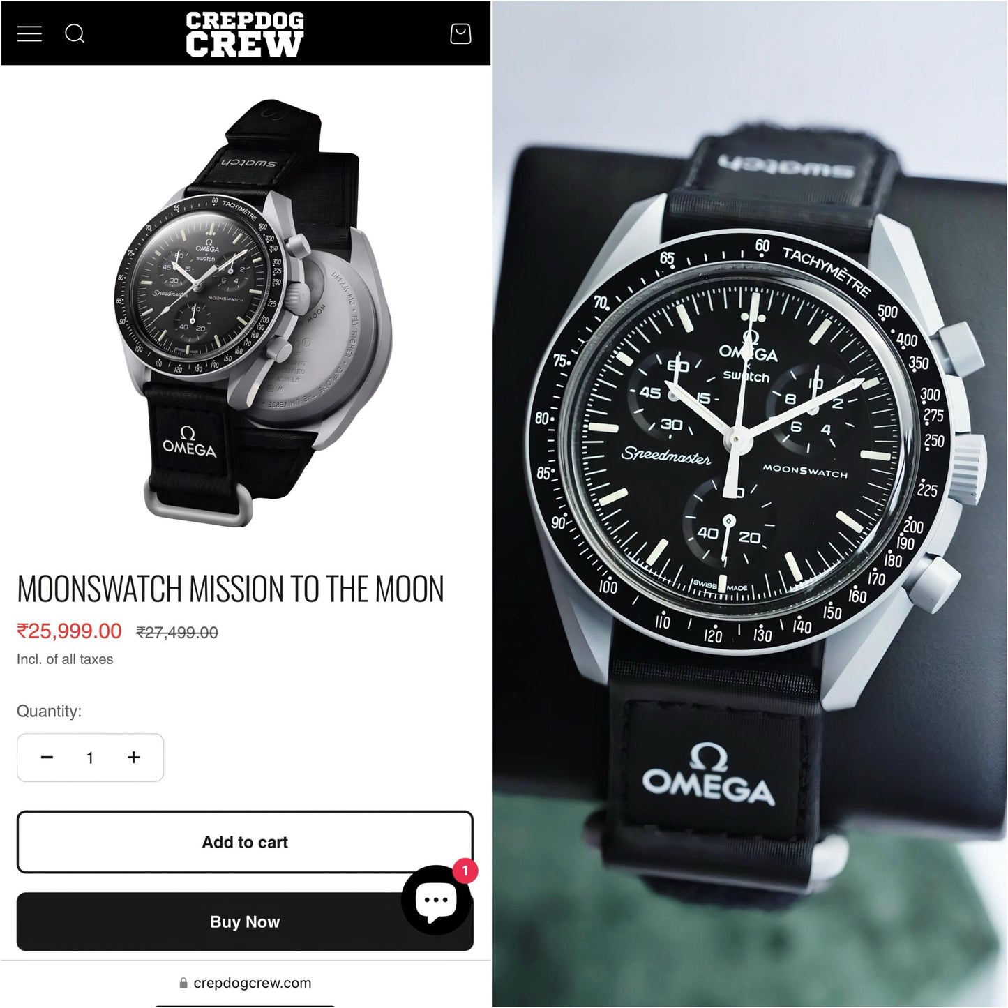 Omega x Swatch Speedmaster MoonSwatch