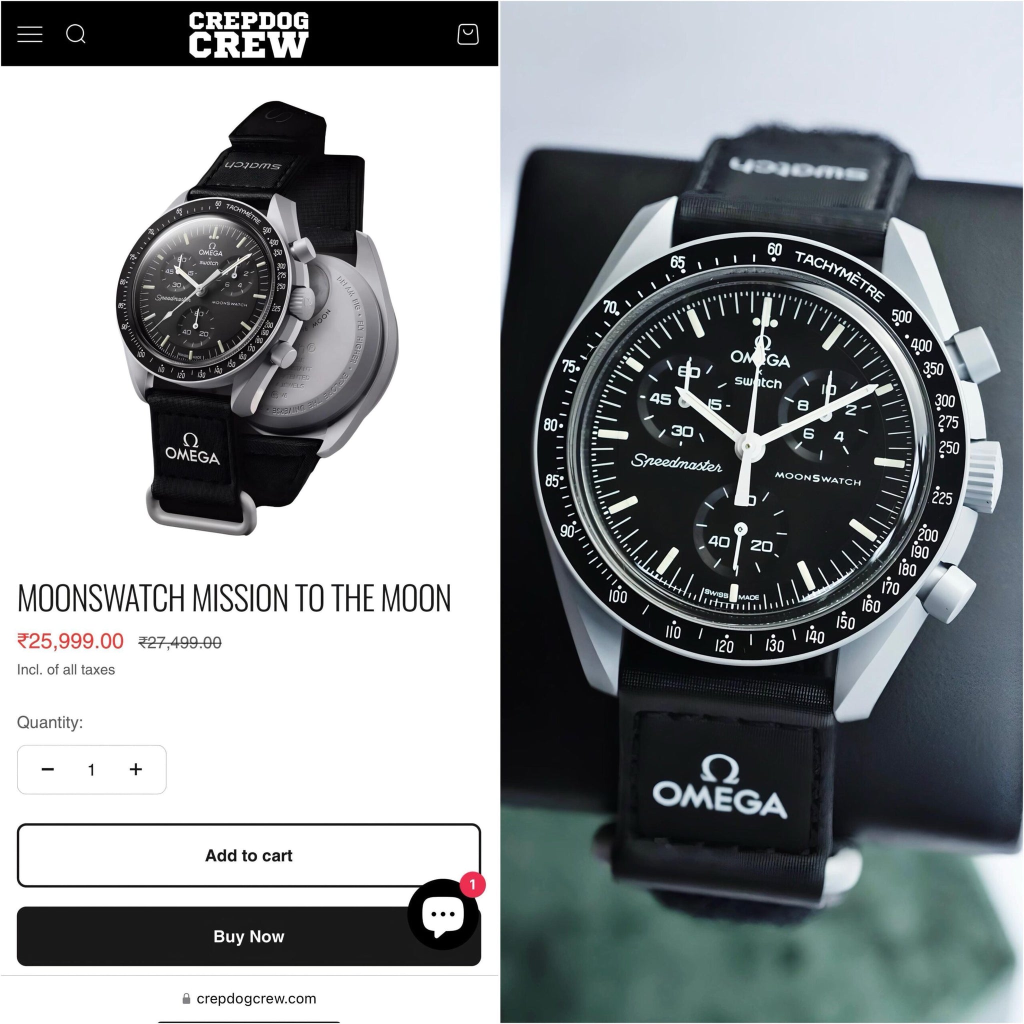 Omega x Swatch Speedmaster MoonSwatch