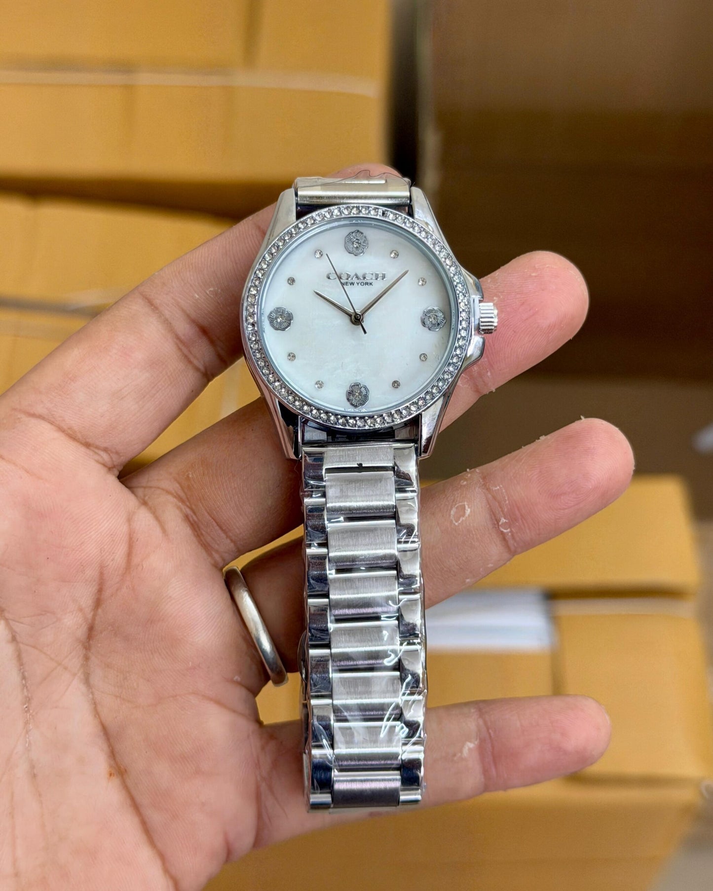 Coach Greyson Silver Mother of Pearl Edition