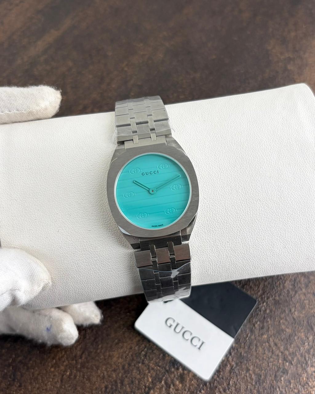 Gucci Ice Blue Dial