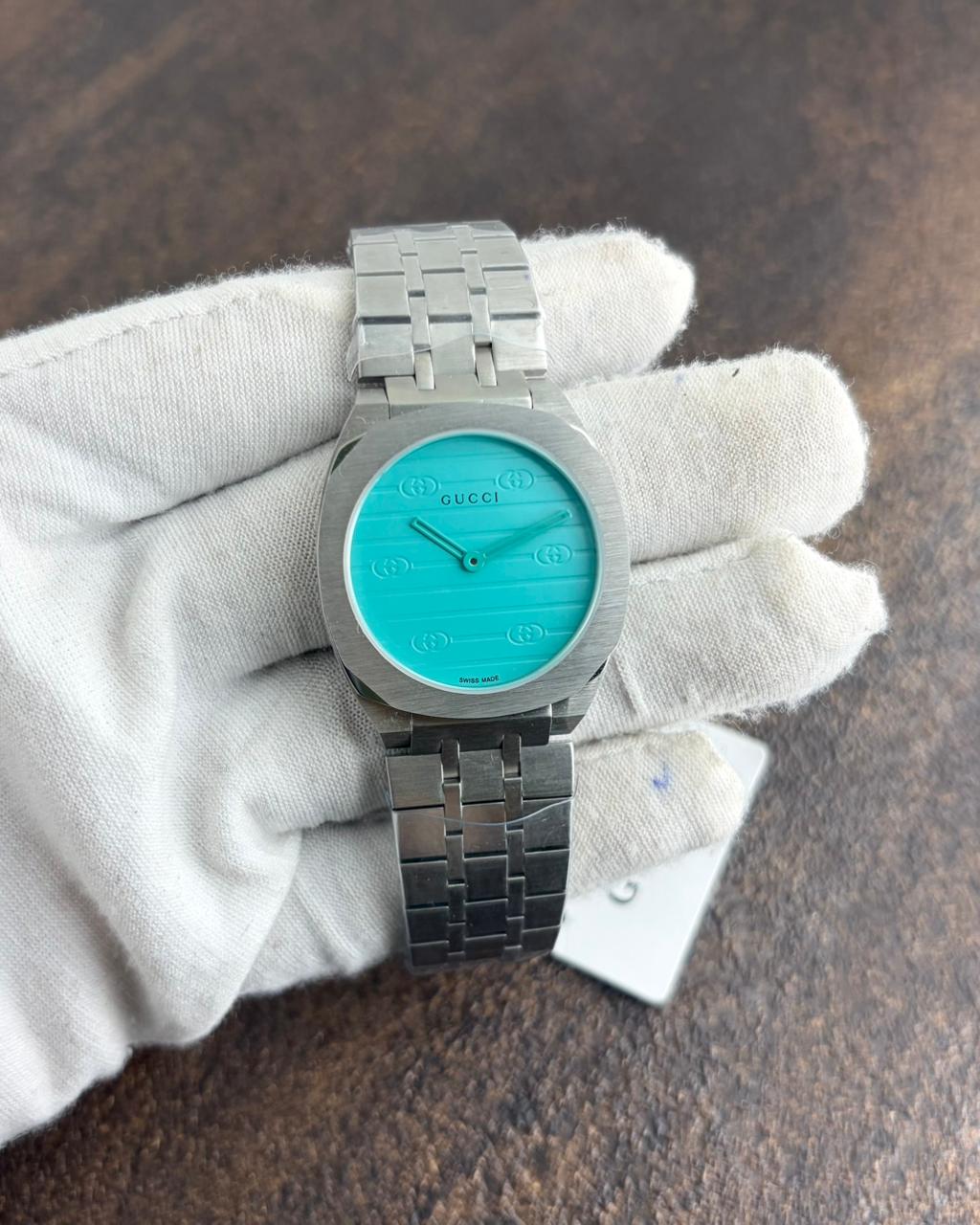 Gucci Ice Blue Dial