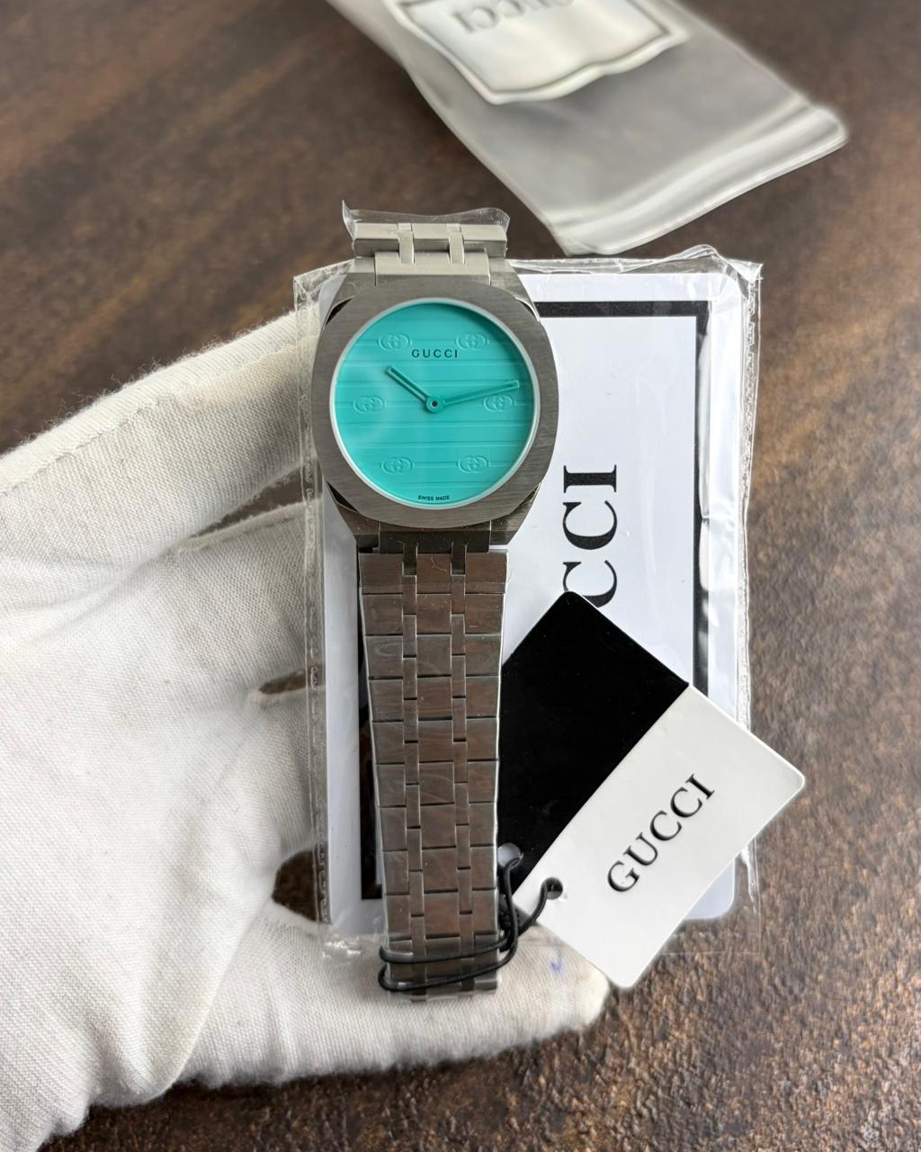 Gucci Ice Blue Dial