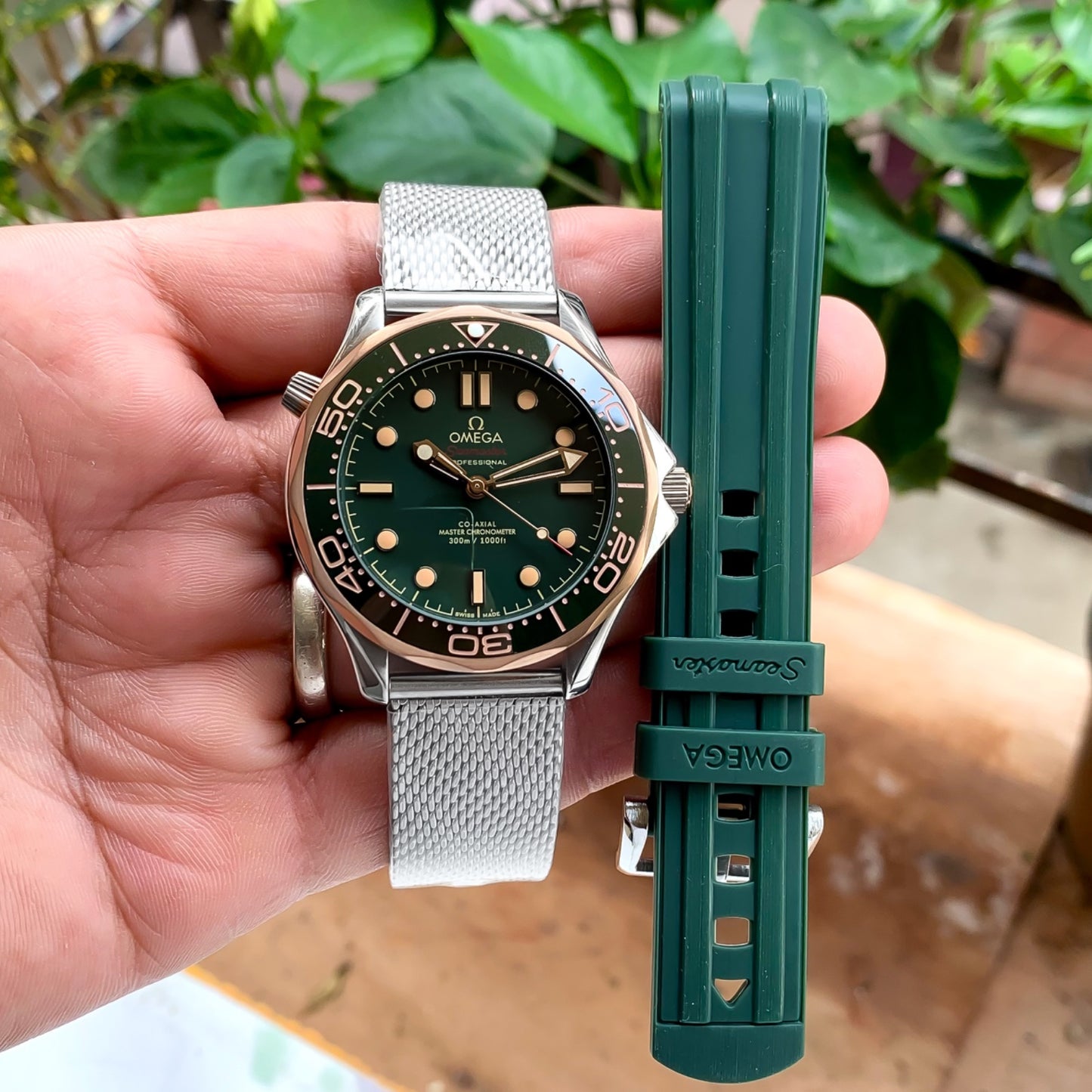 Omega Seamaster Green Ceramic Edition