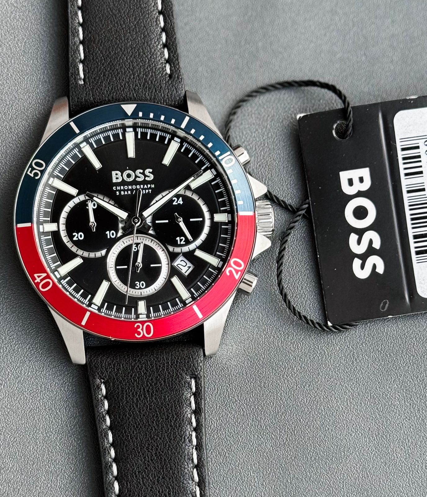 Boss Black Dial Chronograph