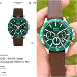 Hugo Boss Green Dial Chronograph