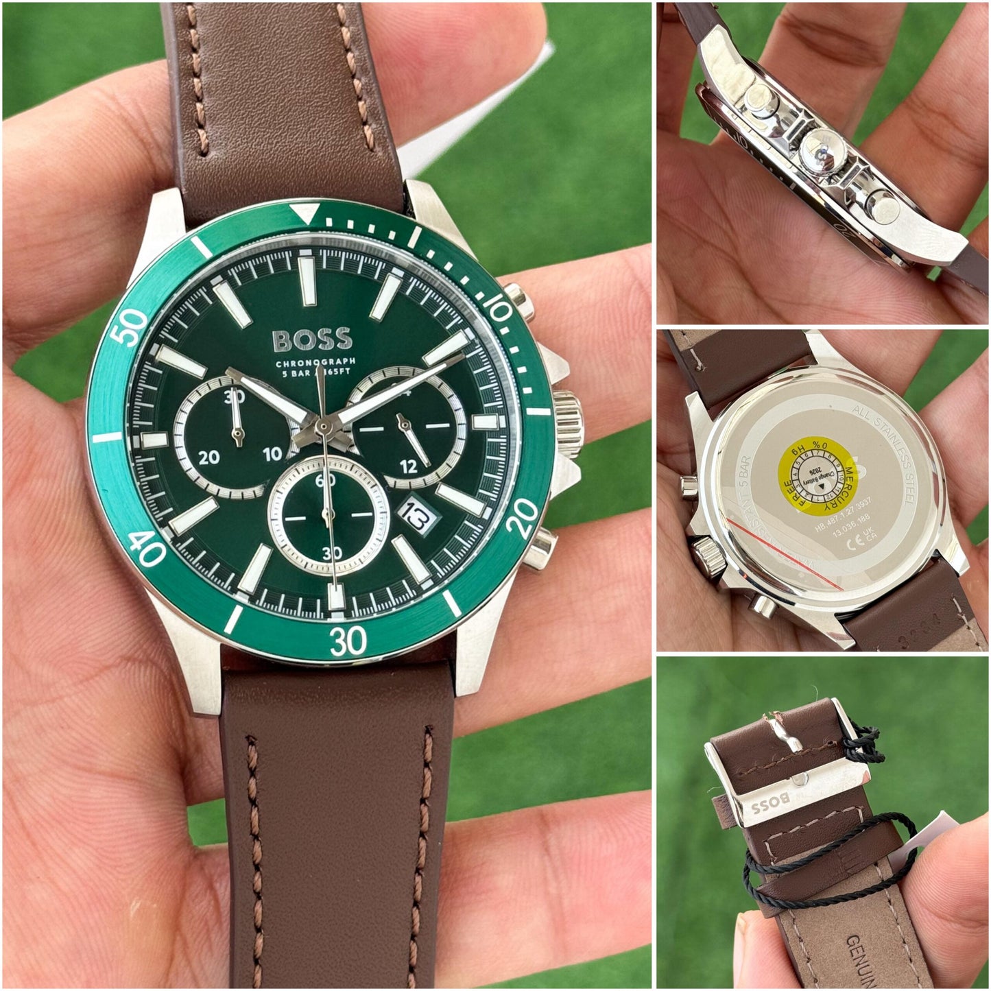 Hugo Boss Green Dial Chronograph