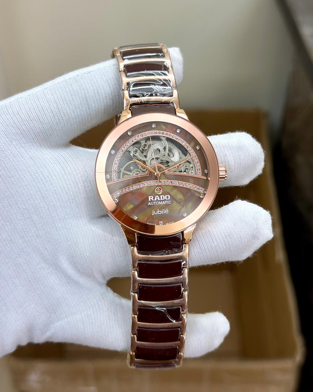 Rado Jubilee Rose Gold  Automatic Open Heart