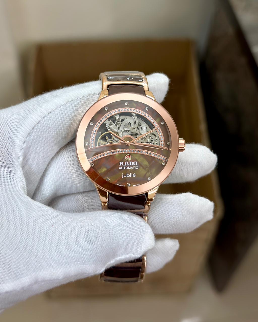 Rado Jubilee Rose Gold  Automatic Open Heart