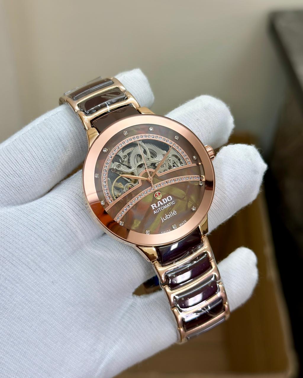 Rado Jubilee Rose Gold  Automatic Open Heart