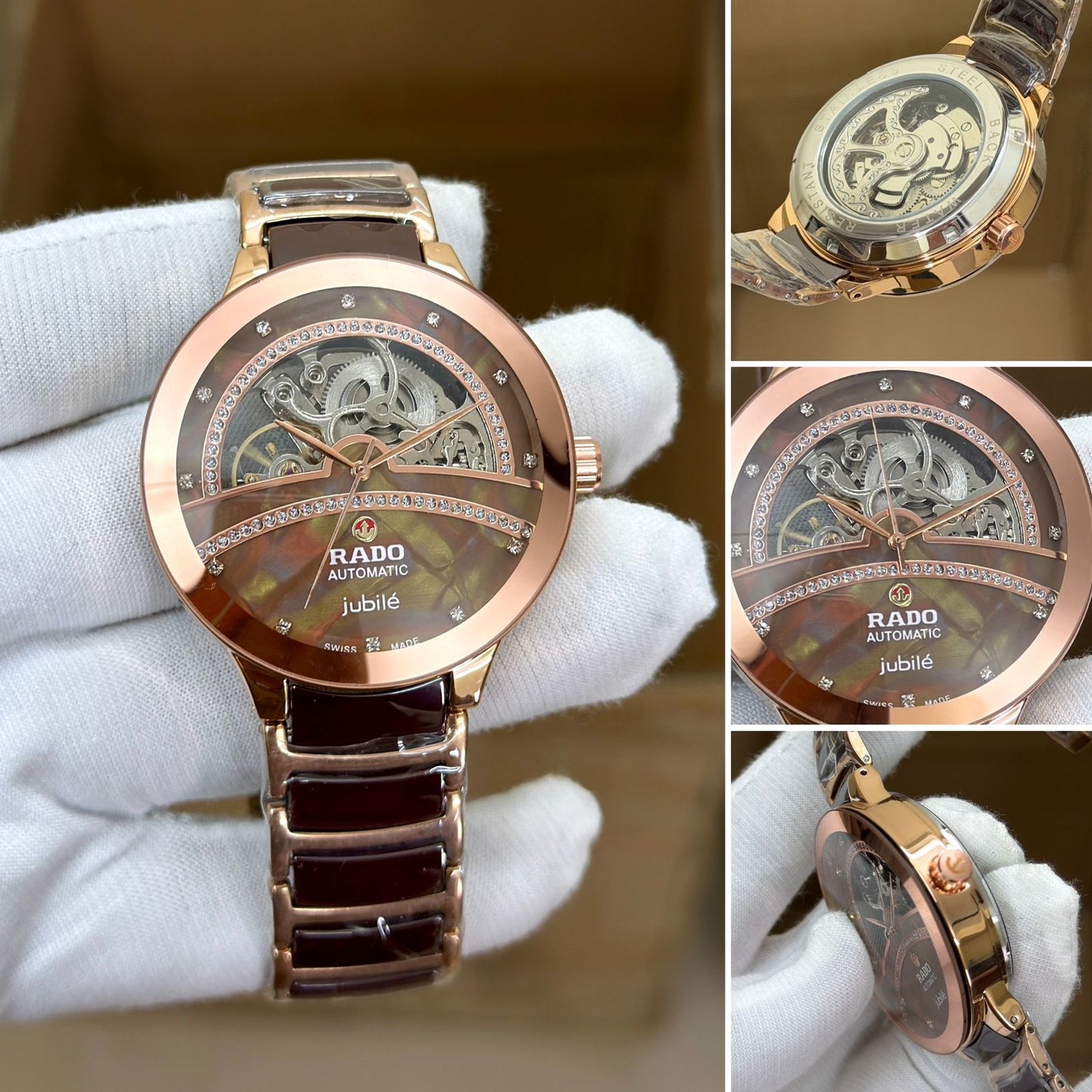 Rado Jubilee Rose Gold  Automatic Open Heart