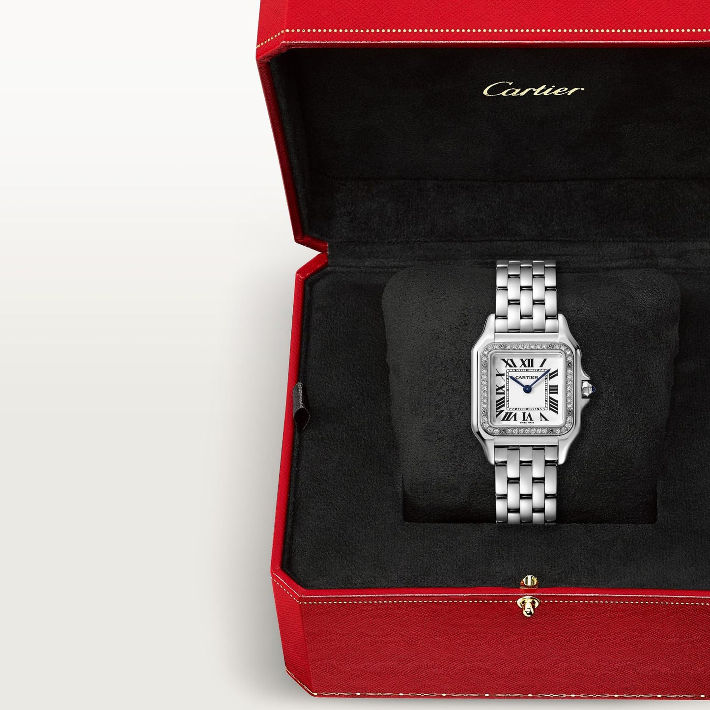 Cartier Panthère De Silver White Dial