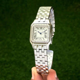 Cartier Panthère De Silver White Dial