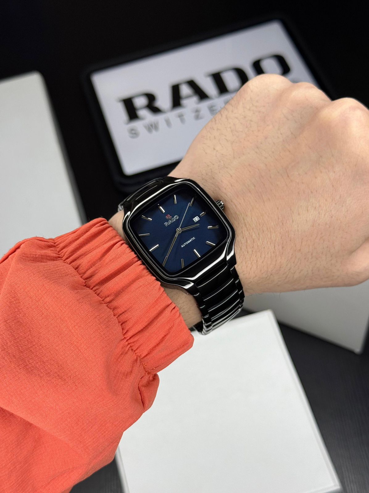 Rado True Square Blue Dial