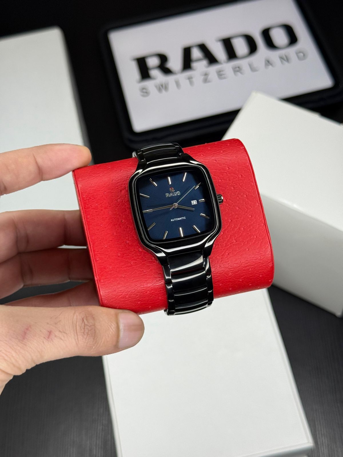 Rado True Square Blue Dial