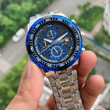 Edifice EFR-539 Black Blue Chronograph