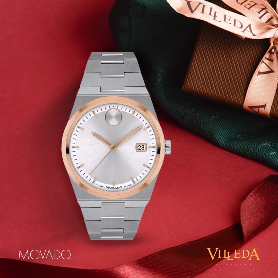 Movado Slim Edge Silver Edition