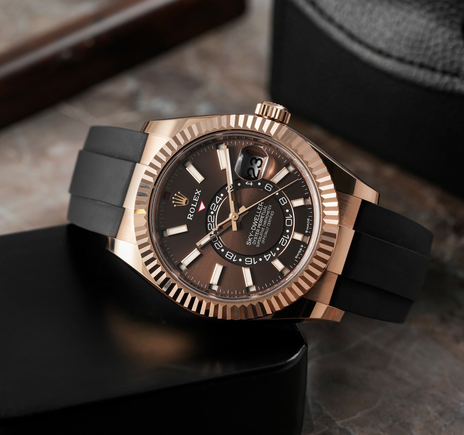 Rolex Sky-Dweller Brown Dial Fibre Strap Edition