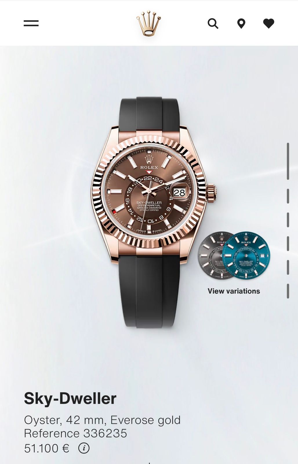 Rolex Sky-Dweller Brown Dial Fibre Strap Edition
