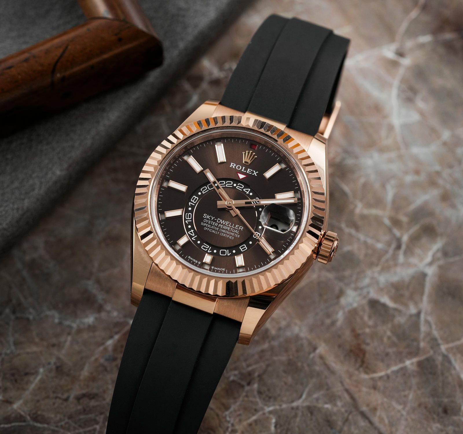 Rolex Sky-Dweller Brown Dial Fibre Strap Edition