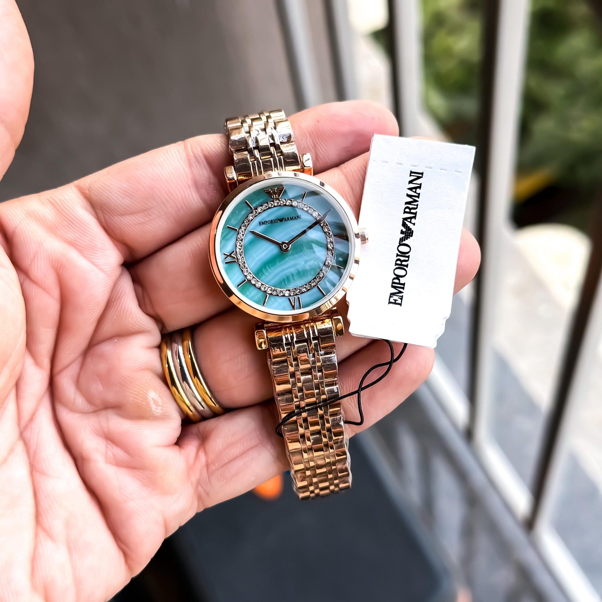 Emporio Armani Slim Blue Dial