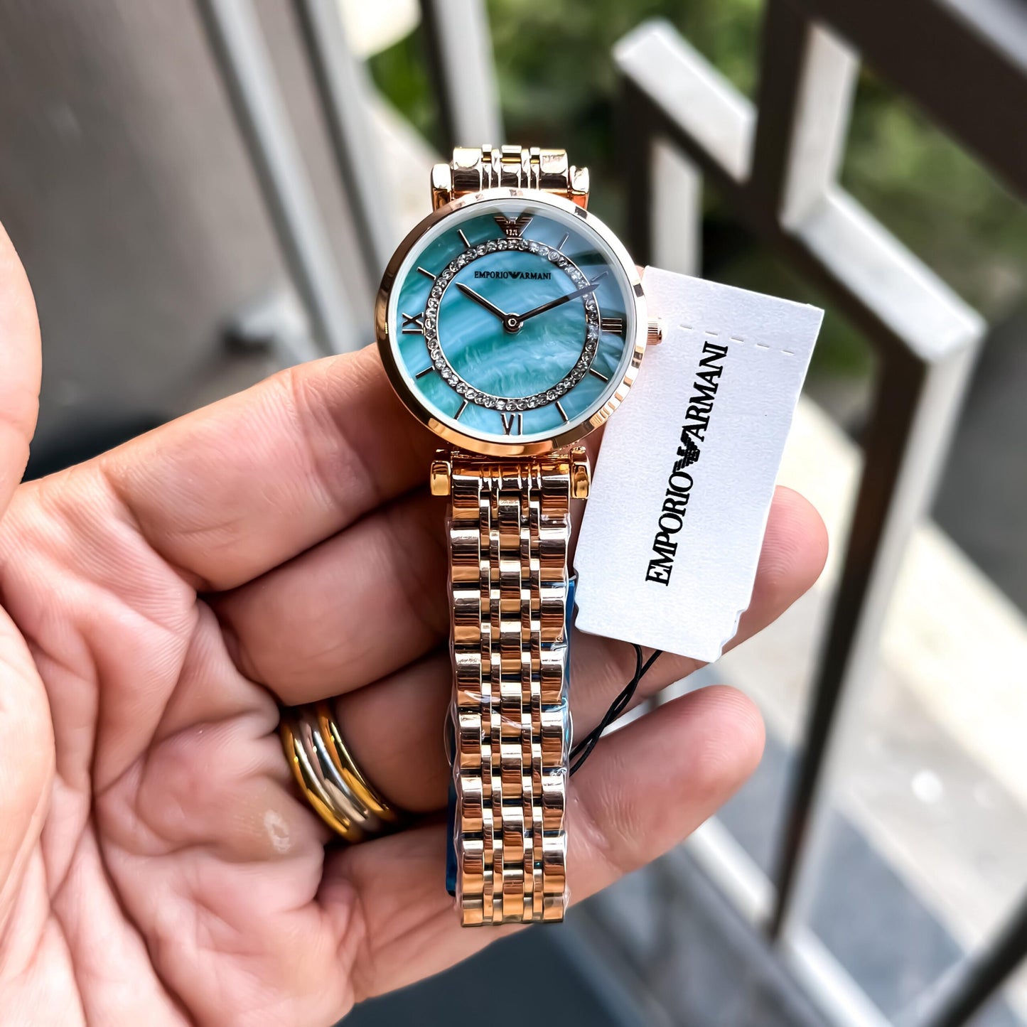 Emporio Armani Slim Blue Dial