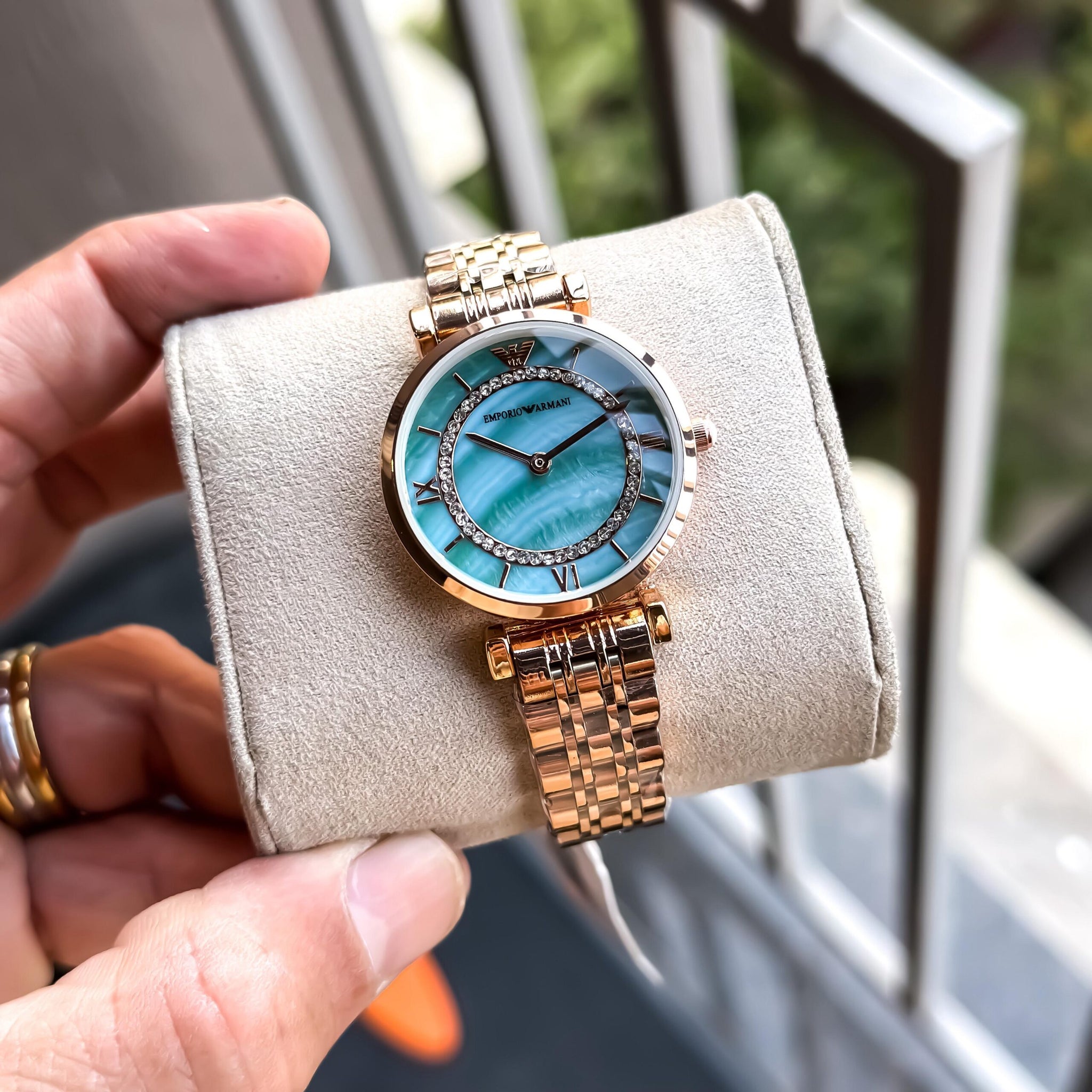 Emporio Armani Slim Blue Dial