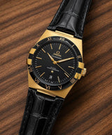 Omega Constellation Black Gold Tone Automatic