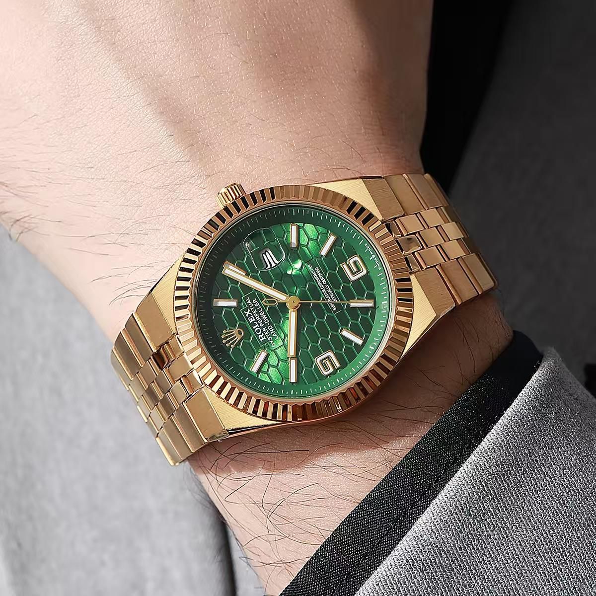 Rolex Land Dweller Green Gold Edition