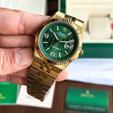 Rolex Land Dweller Green Gold Edition