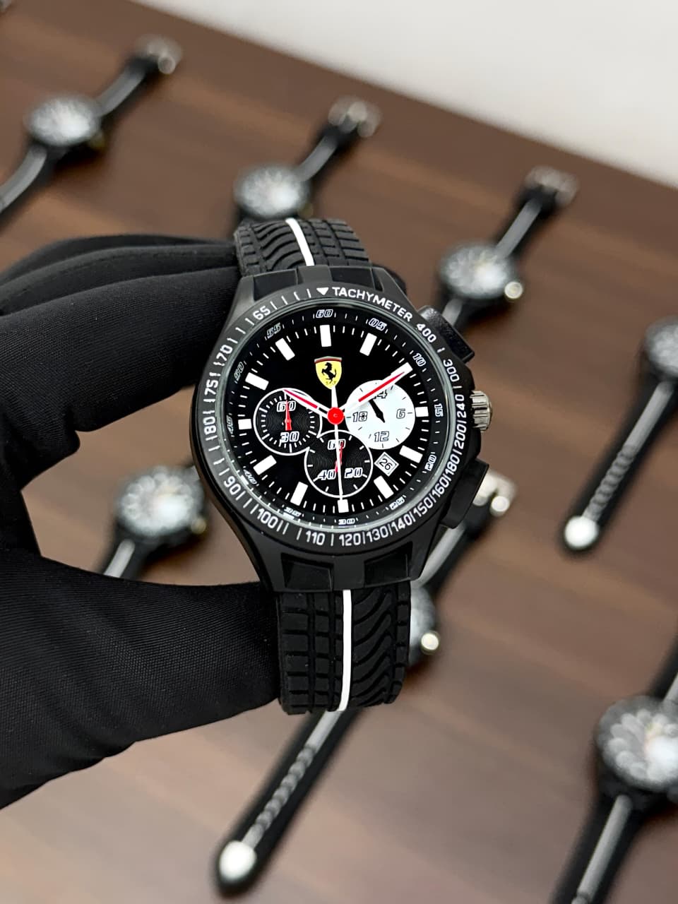 Scuderia Ferrari Race Black Grey Chronograph