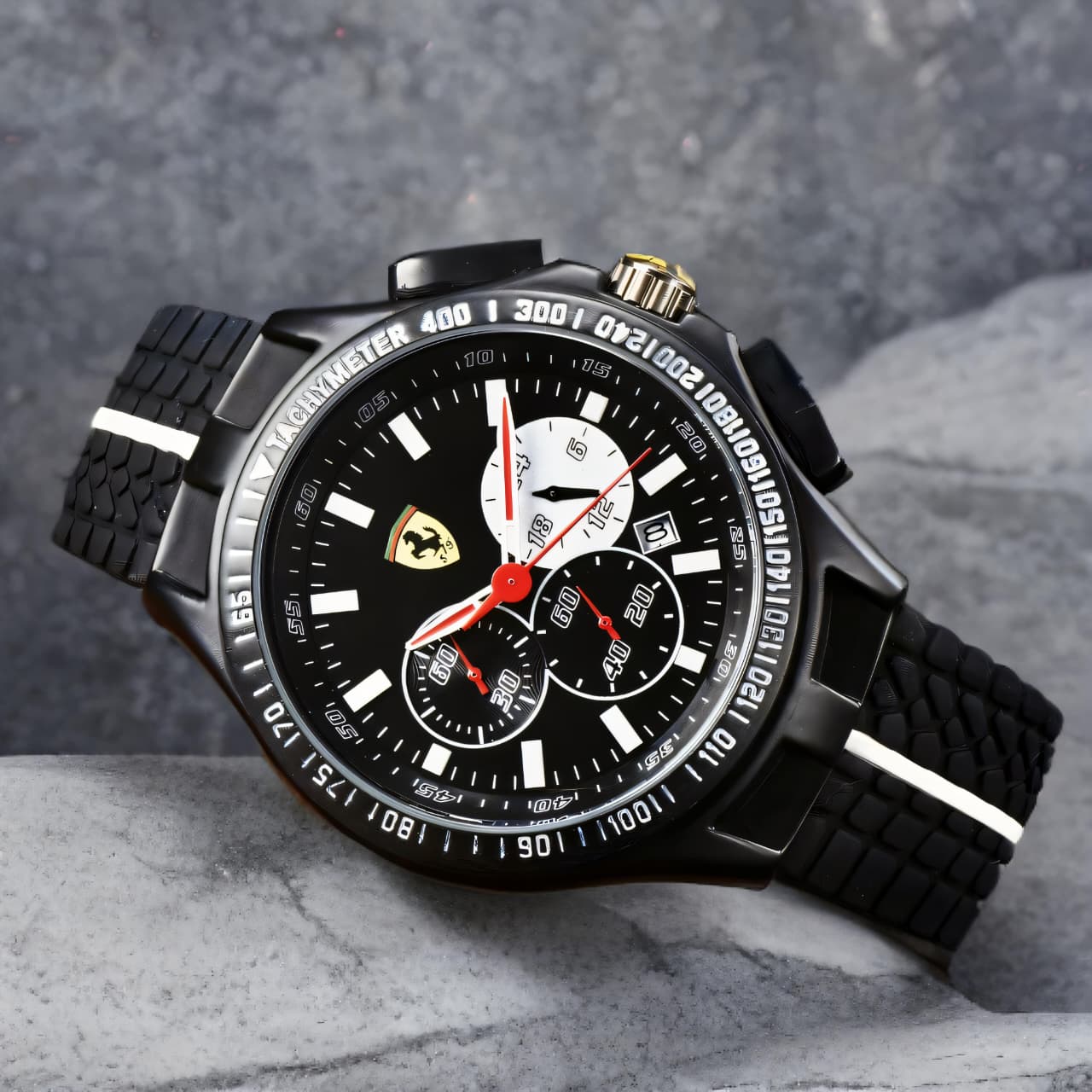 Scuderia Ferrari Race Black Grey Chronograph