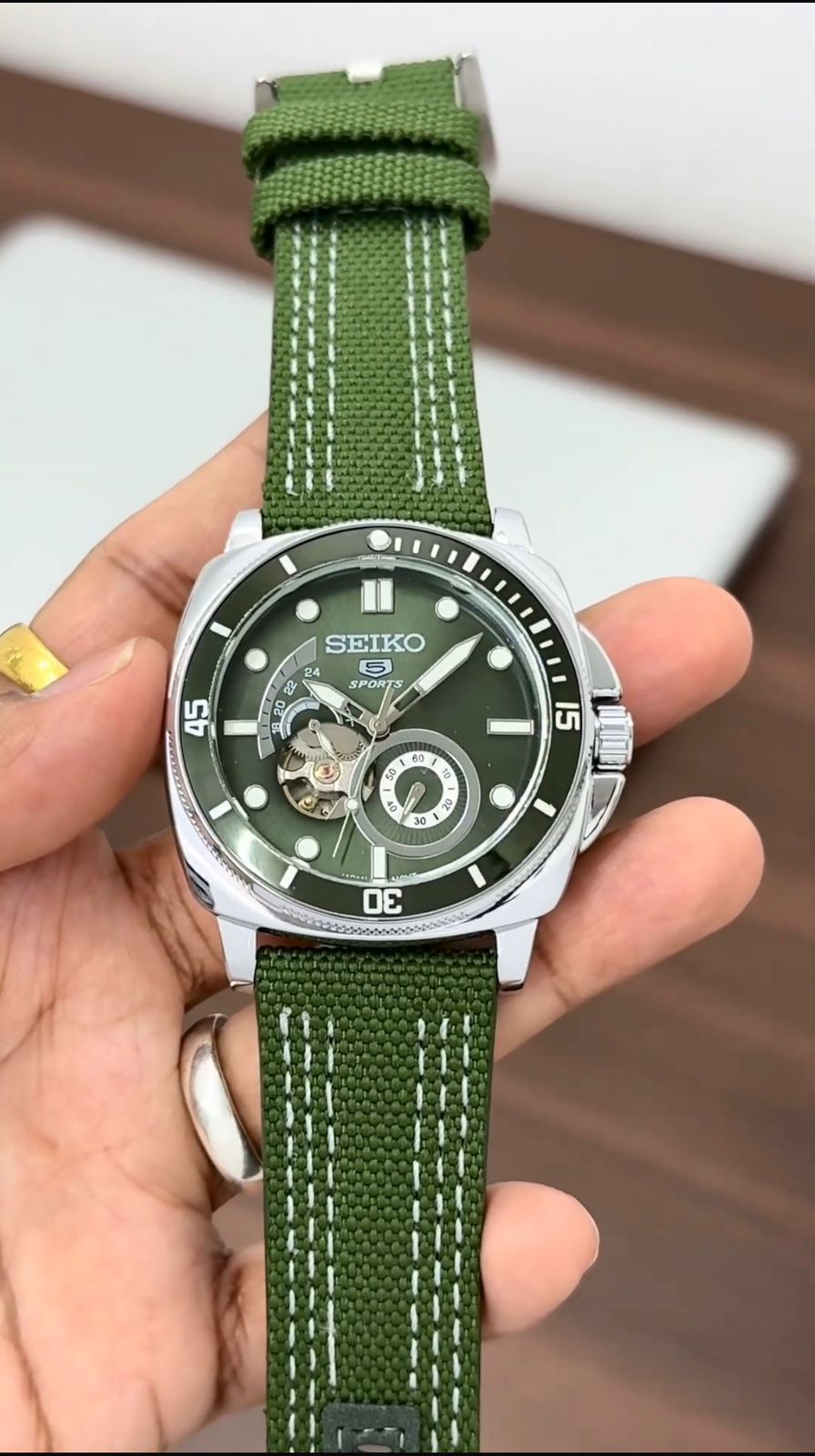 Seiko Tourbillon Automatic Green Sport Edition