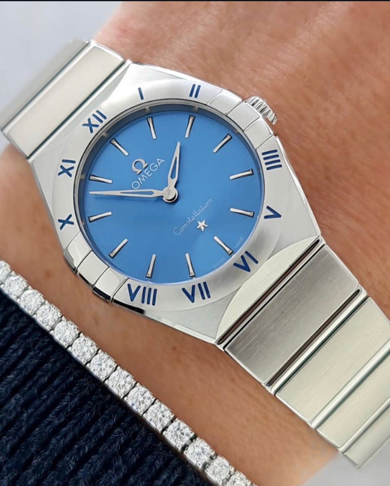 Omega Constellation Chronograph Silver Edition