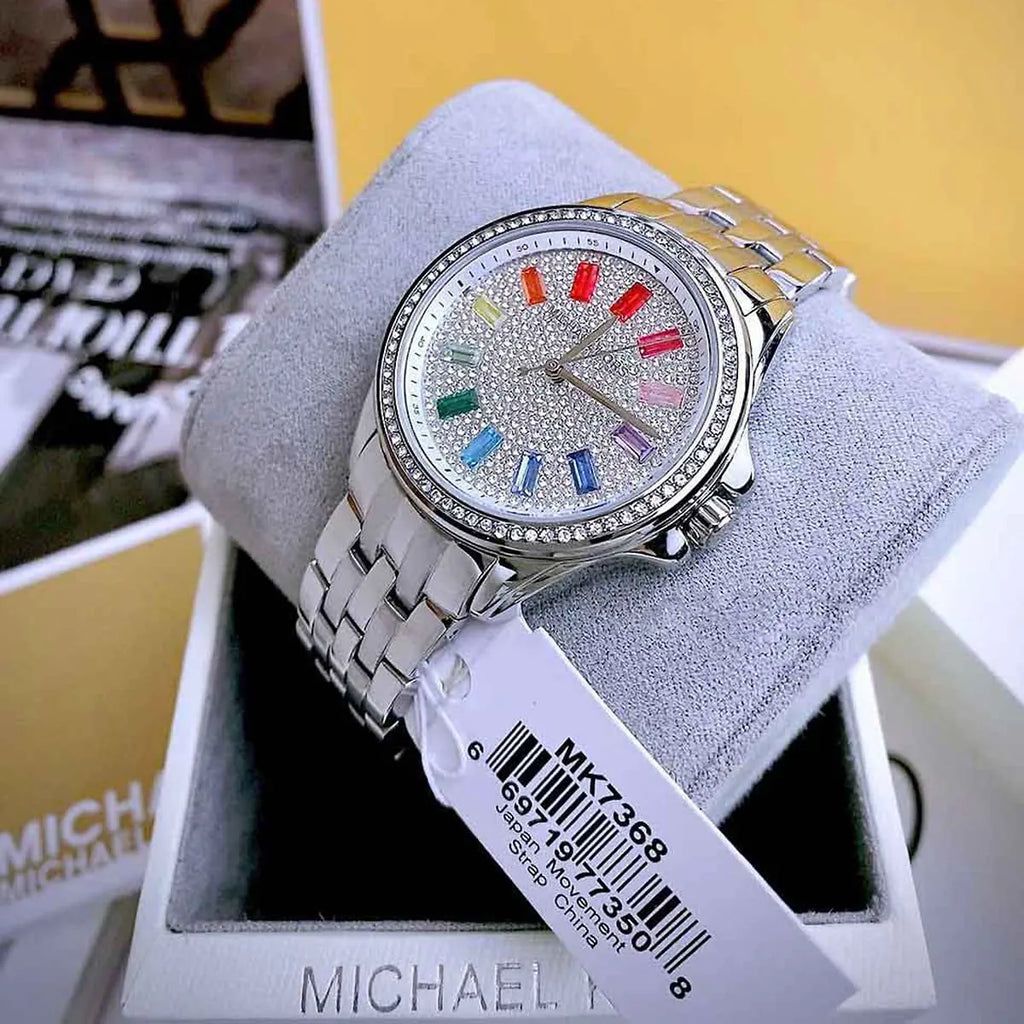 Michael Kors Mini Pilot Rainbow Diamond Edition