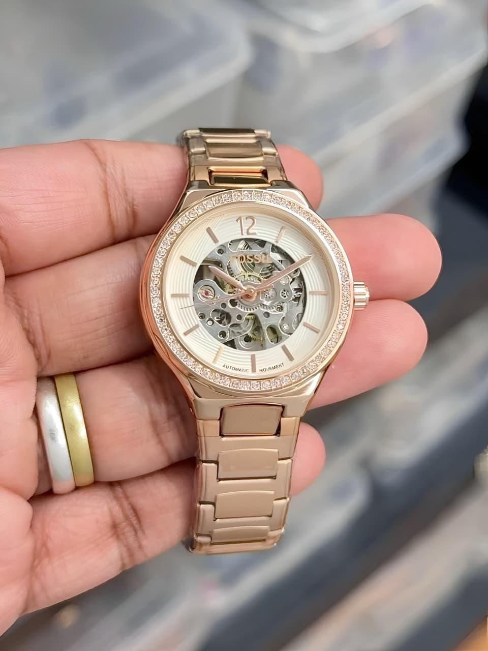 Fossil EEVIE Rose Gold Automatic