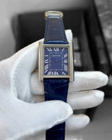 Cartier Tank Solo Blue Leather Edition