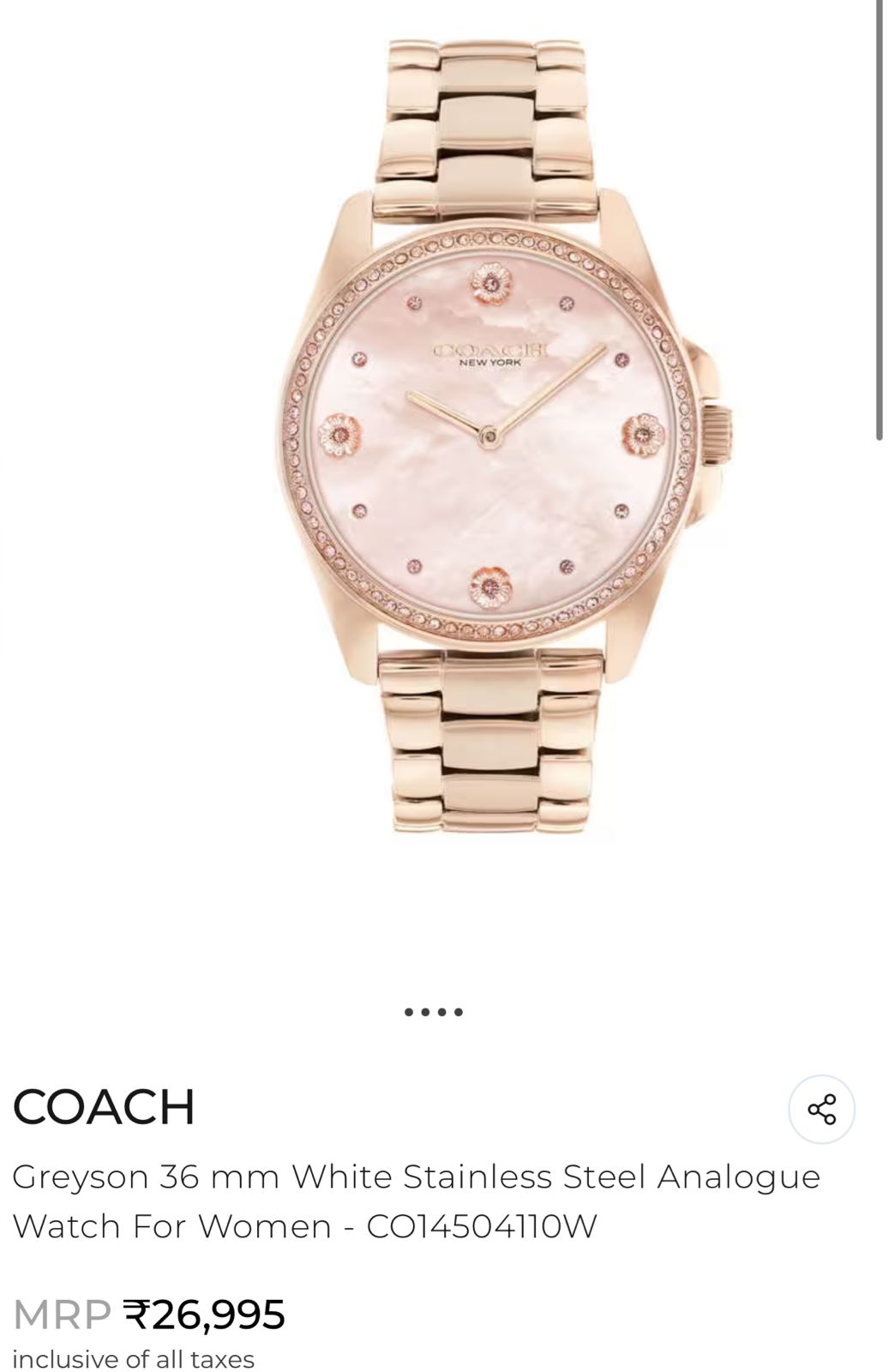 Coach Delancey Rose Gold Edition