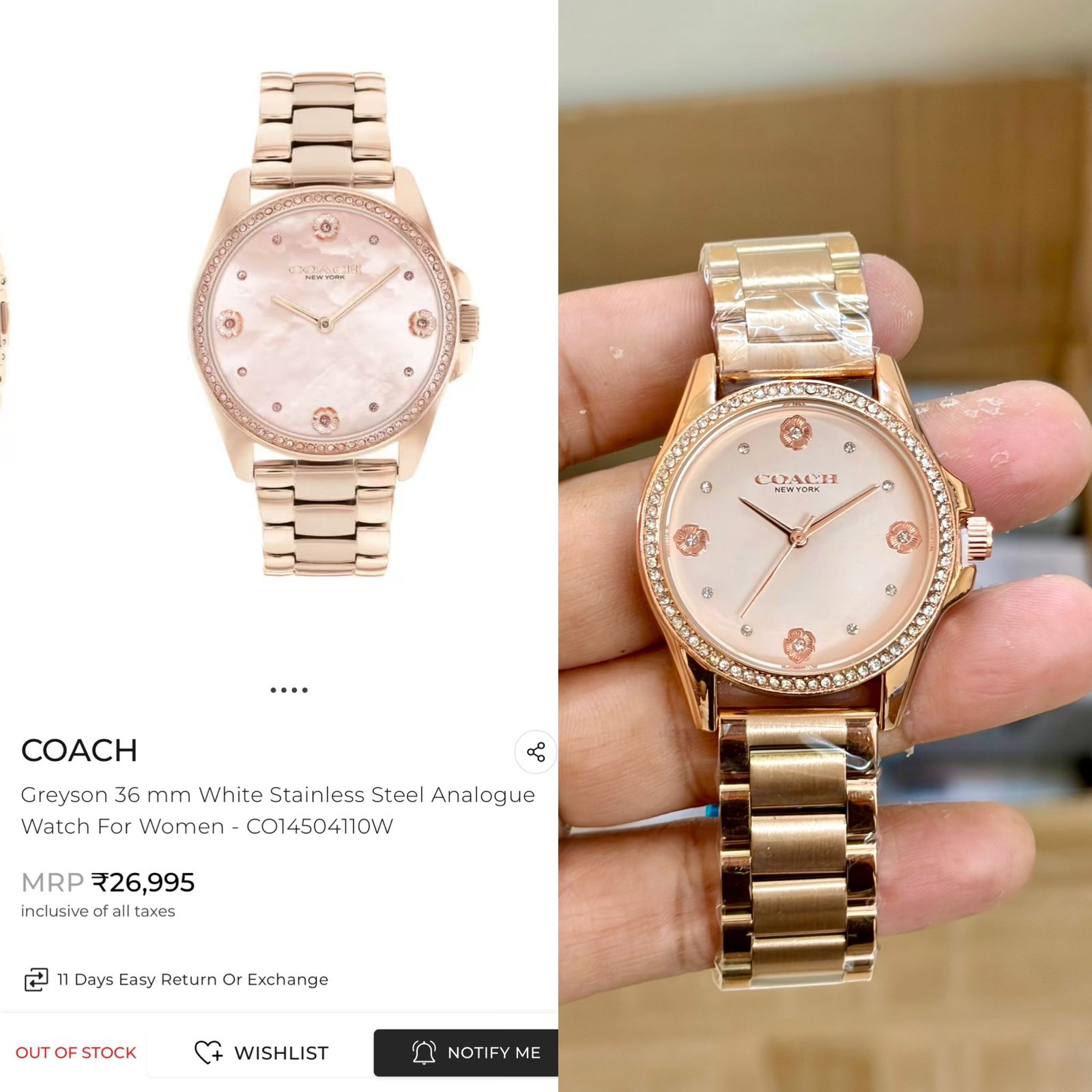 Coach Delancey Rose Gold Edition