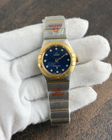 Omega Constellation Blue Diamond Dial