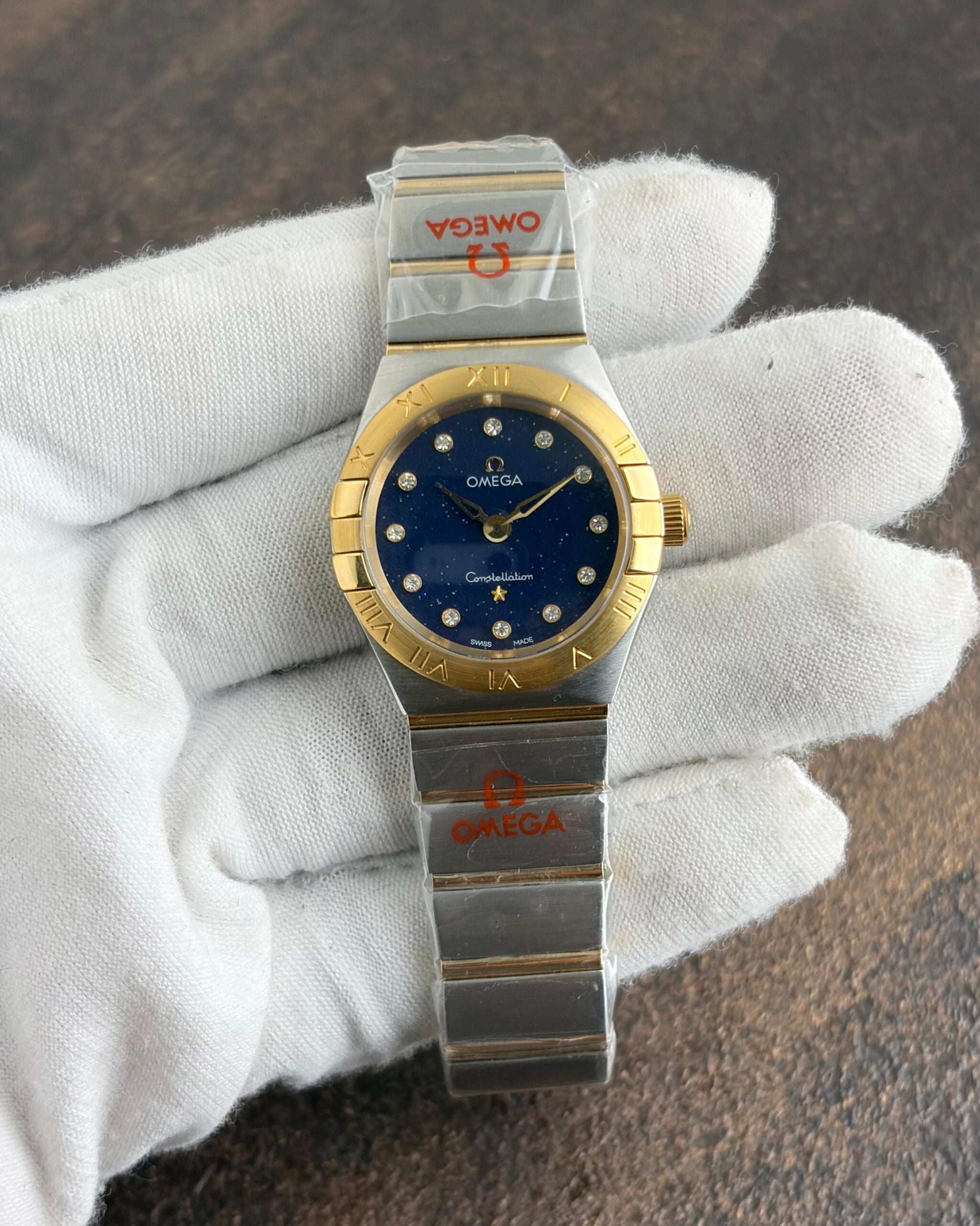 Omega Constellation Blue Diamond Dial