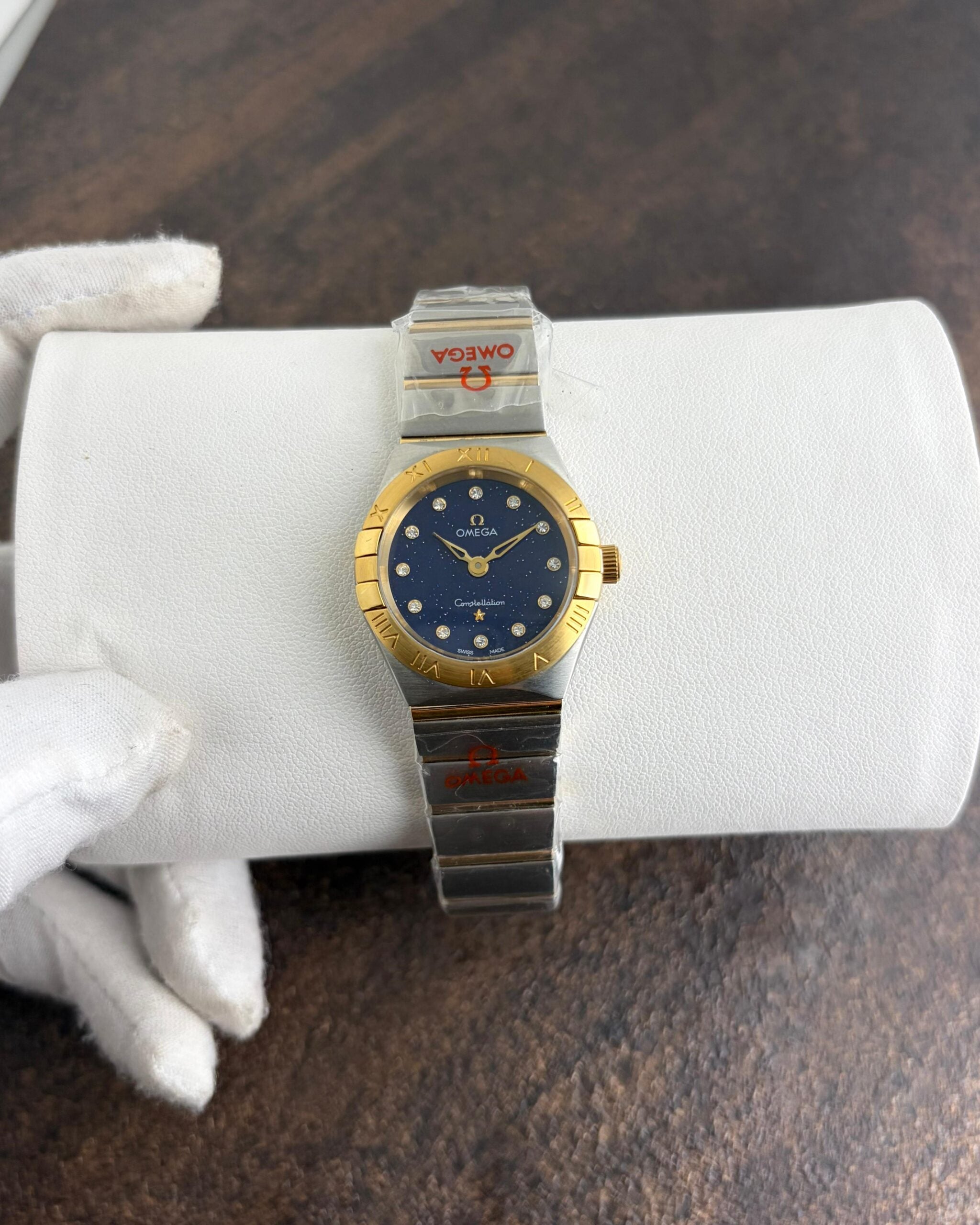 Omega Constellation Blue Diamond Dial