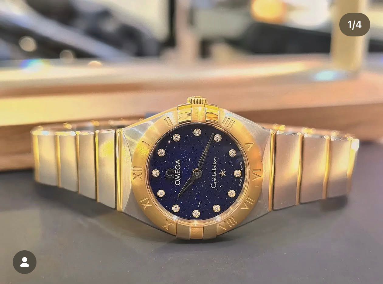 Omega Constellation Blue Diamond Dial