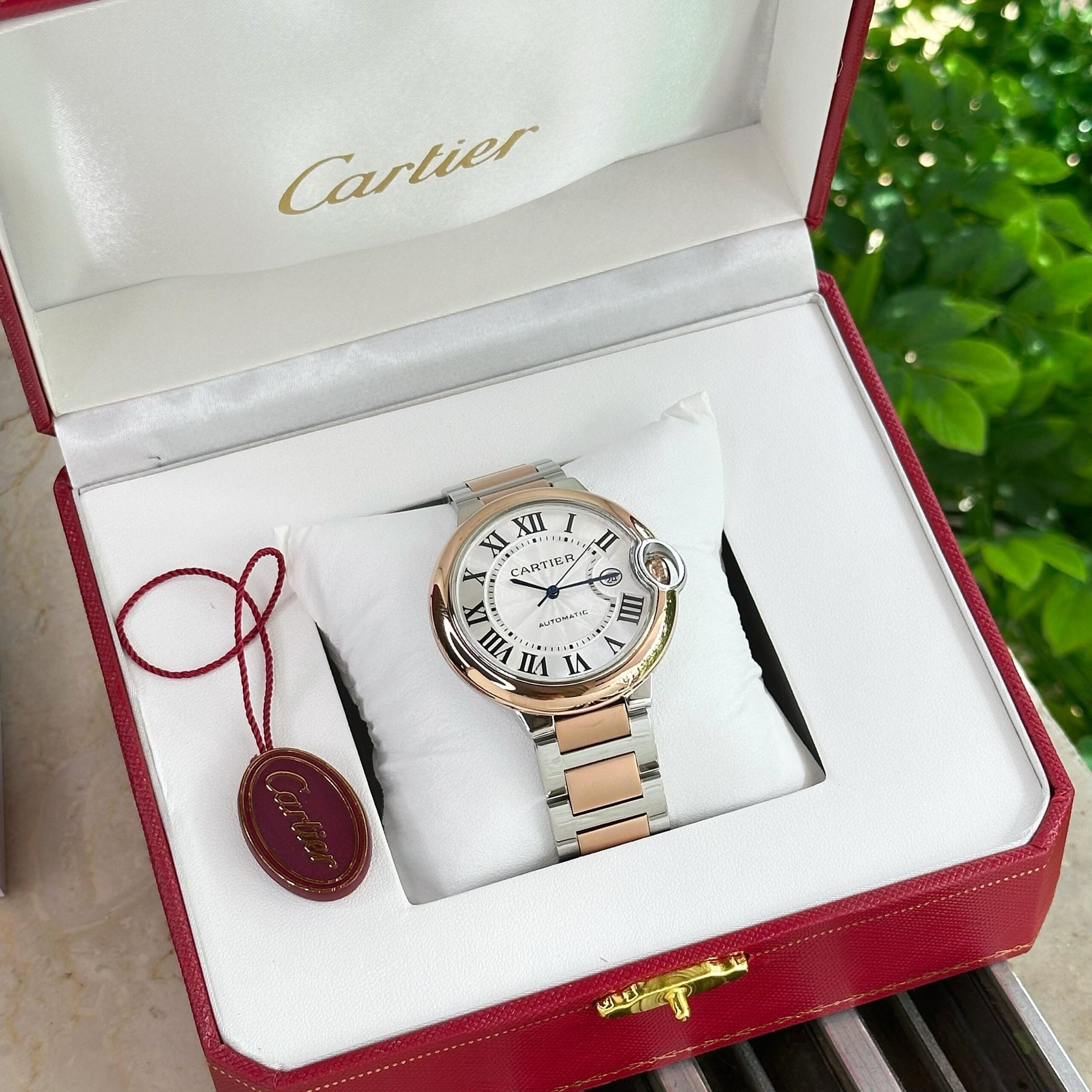 Cartier Ballon Bleu Automatic Two-Tone White Dial