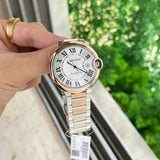 Cartier Ballon Bleu Automatic Two-Tone White Dial