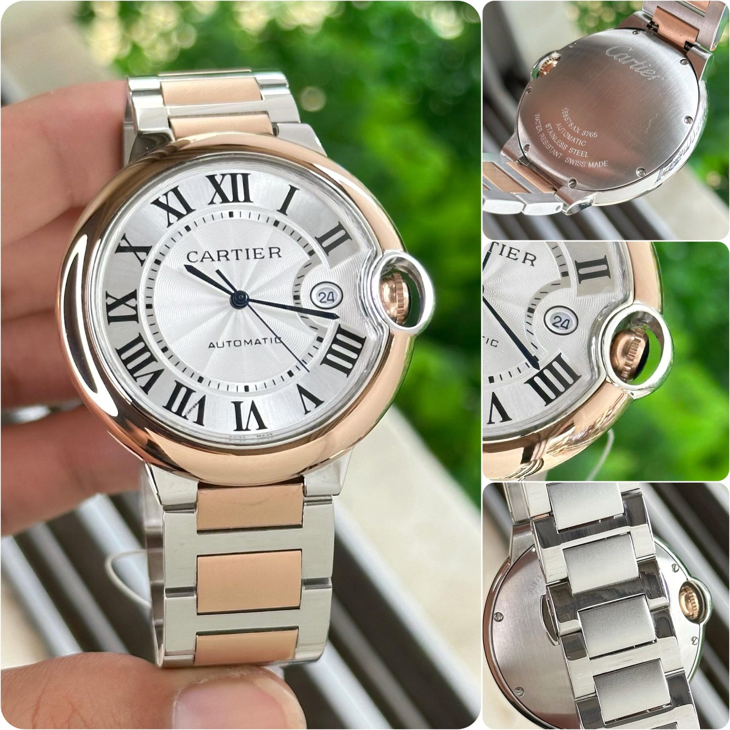 Cartier Ballon Bleu Automatic Two-Tone White Dial
