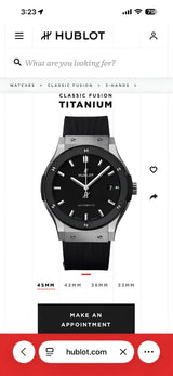 Hublot Classic Fusion Automatic Silve